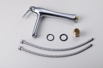 Nostalgische wastafelkraan klassiek model chroom afgewerkt design kraan