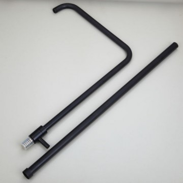 Nostalgische zwart Olie brons opbouw douche met douchekop 20 CM retro handdouche met keramiek