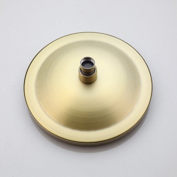 20 cm ronde regendouche bronskleurig