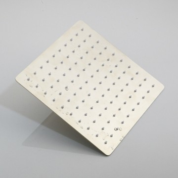 25 cm grote geborsteld gouden douchekop