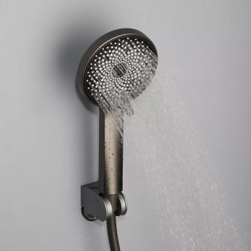 3 standen handdouche gun metal abs