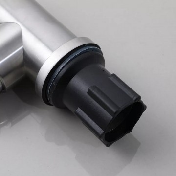 32mm draadbuis geborsteld nikkel keukenkraan draaibaar