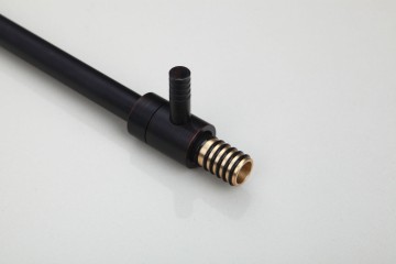 Retro zwart Olie brons opbouw douche set douchekop 20 CM retro handdouche met keramiek