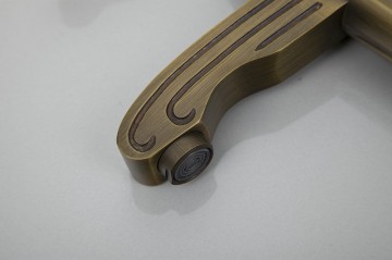 Nostalgische wastafelkraan vintage model brons afgewerkt