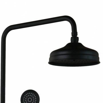 Retro zwart Olie brons opbouw douche met douchekop 20 CM retro handdouche met keramiek