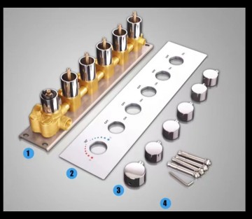 6 knops bedieningspaneel