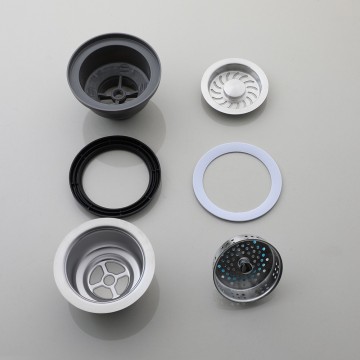 Gootsteen afvoer geborsteld nikkel keuken