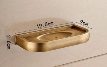 Afmeting bronzen zeepbakje