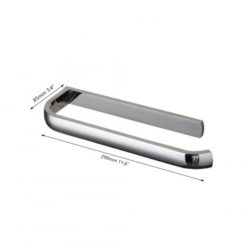 Afmeting chroom handoekbeugel