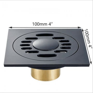 Afmeting doucheput zwart