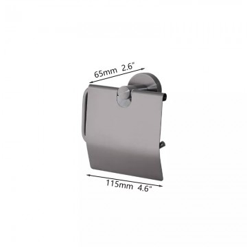 Afmeting gunmetal wc rol houder