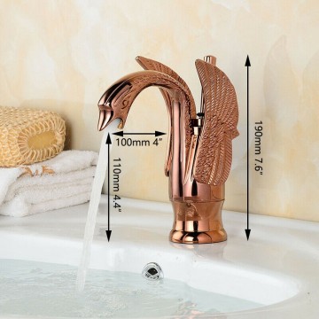 Afmeting rose gouden mengkraan