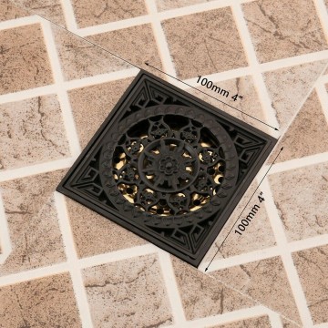 Afmeting zwarte vloerput doucheput onderaansluiting