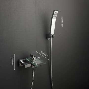 Afmetingen chroom watervalkraan