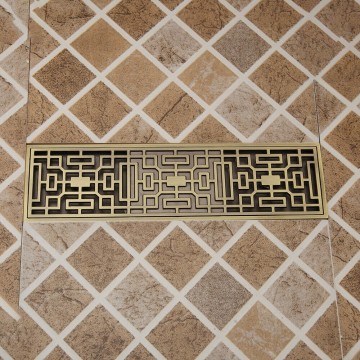 Afvoer douchegoot brons