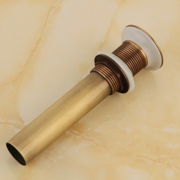 Afvoer in de bronzen kleur