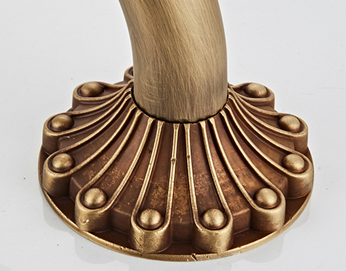 Afwerk rozet beugel brons