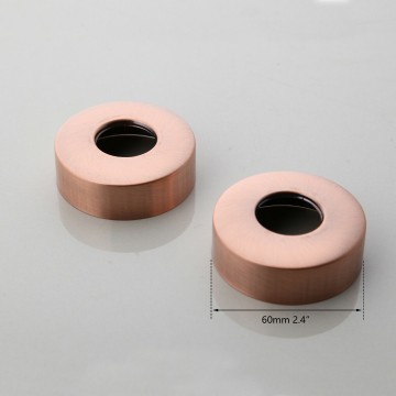 Afwerk rozet koper kleur