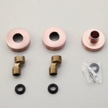 Afwerkrozetten koper kleur regendouche