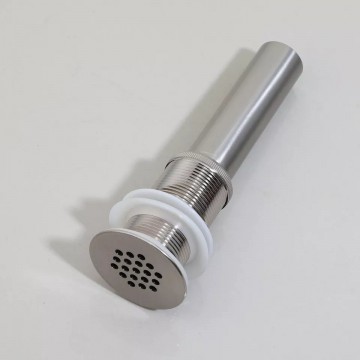 Altijd open geborsteld nikkel afvoer