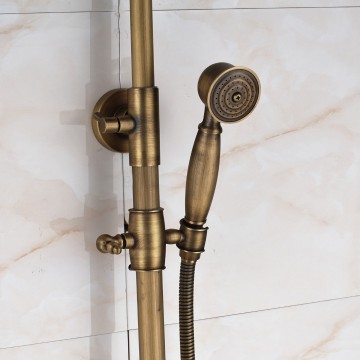 Antiek bronzen opbouw set