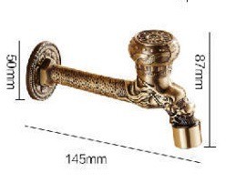 Antiek wasmachine kraan