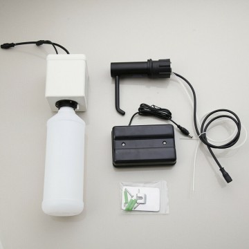 Automatische zeep pomp zwart