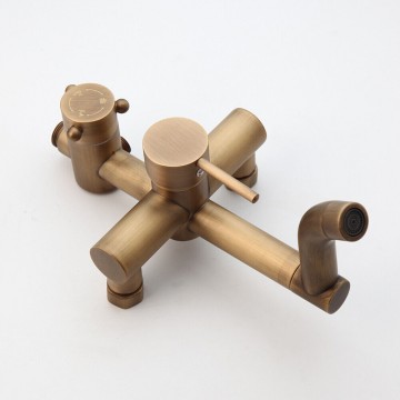 B574 elegante bronskleurige opbouw regendouche