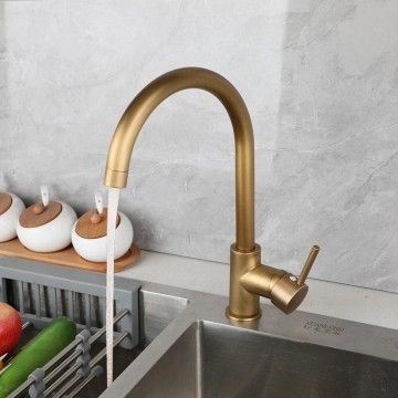 B667 bronskleurige keuken kraan 0