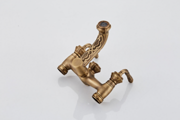 Bad kraan antiek brons