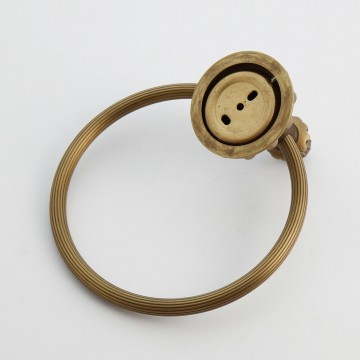 Badhanddoek ring brons