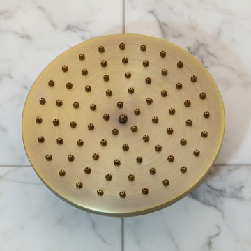 Badique bronskleur inbouw doucheset nostalgisch 6