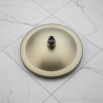 Badique bronskleur regendouche opbouw b90 3