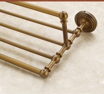 Badique bronskleurige handdoek rek badkamer rek 1