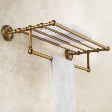 Badique bronskleurige handdoek rek badkamer rek 2