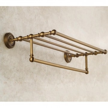 Badique bronskleurige handdoek rek badkamer rek 3