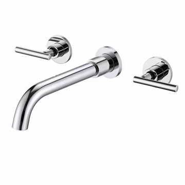 Badique chroom inbouw muurkraan mengkraan 1 0