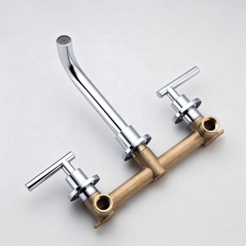 Badique chroom inbouw muurkraan mengkraan 3