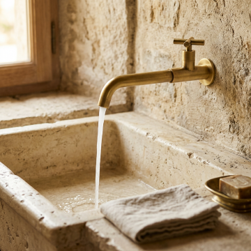 Badique koudwater muurkraan draaibaare hals 1