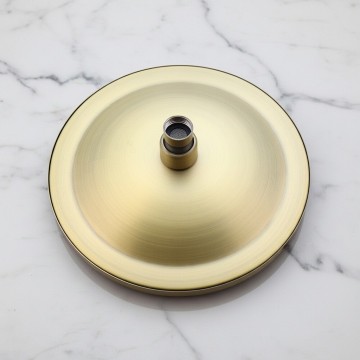 Badique thermostatische regendouche bronskleur 1