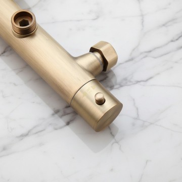 Badique thermostatische regendouche bronskleur 3