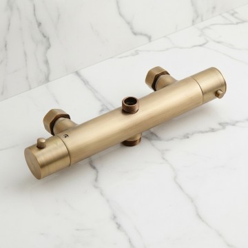 Badique thermostatische regendouche bronskleur 6