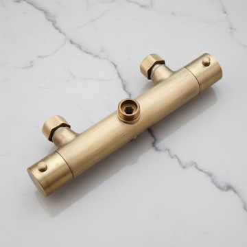Badique thermostatische regendouche bronskleur 7