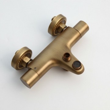 Badkraan brons thermostatisch 0