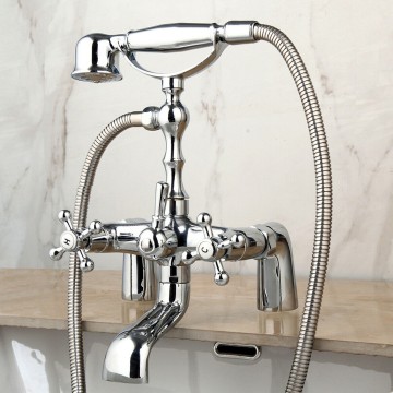 Badrand kraan voor bad chroom