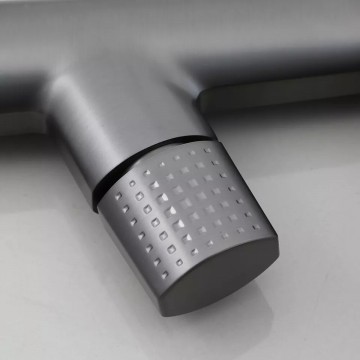 Bediening gun metal keukenkraan