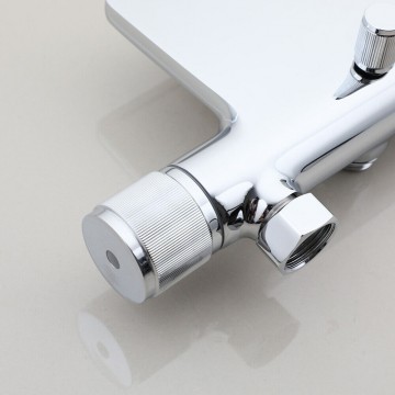 Bedieningsknop chroom waterval badkraan