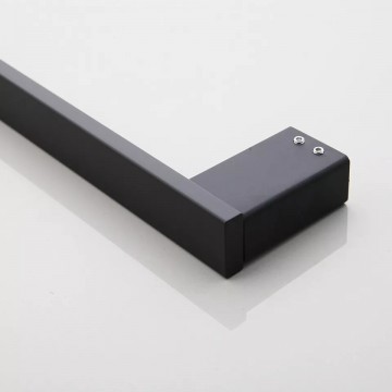 Bevestiging zwarte handdoek houder