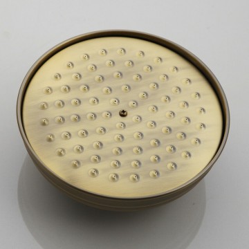 Brons afgewerkte douchekop