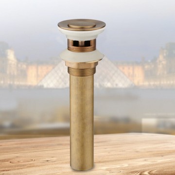 Bronskleurige afvoer